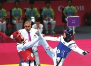 开云体育入口-精彩瞬间：韩国和沙特跆拳道选手争夺冠军