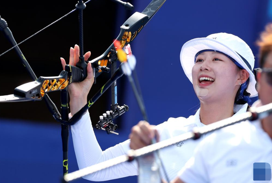 关于韩国女子射箭选手突围决赛，望夺金的信息
