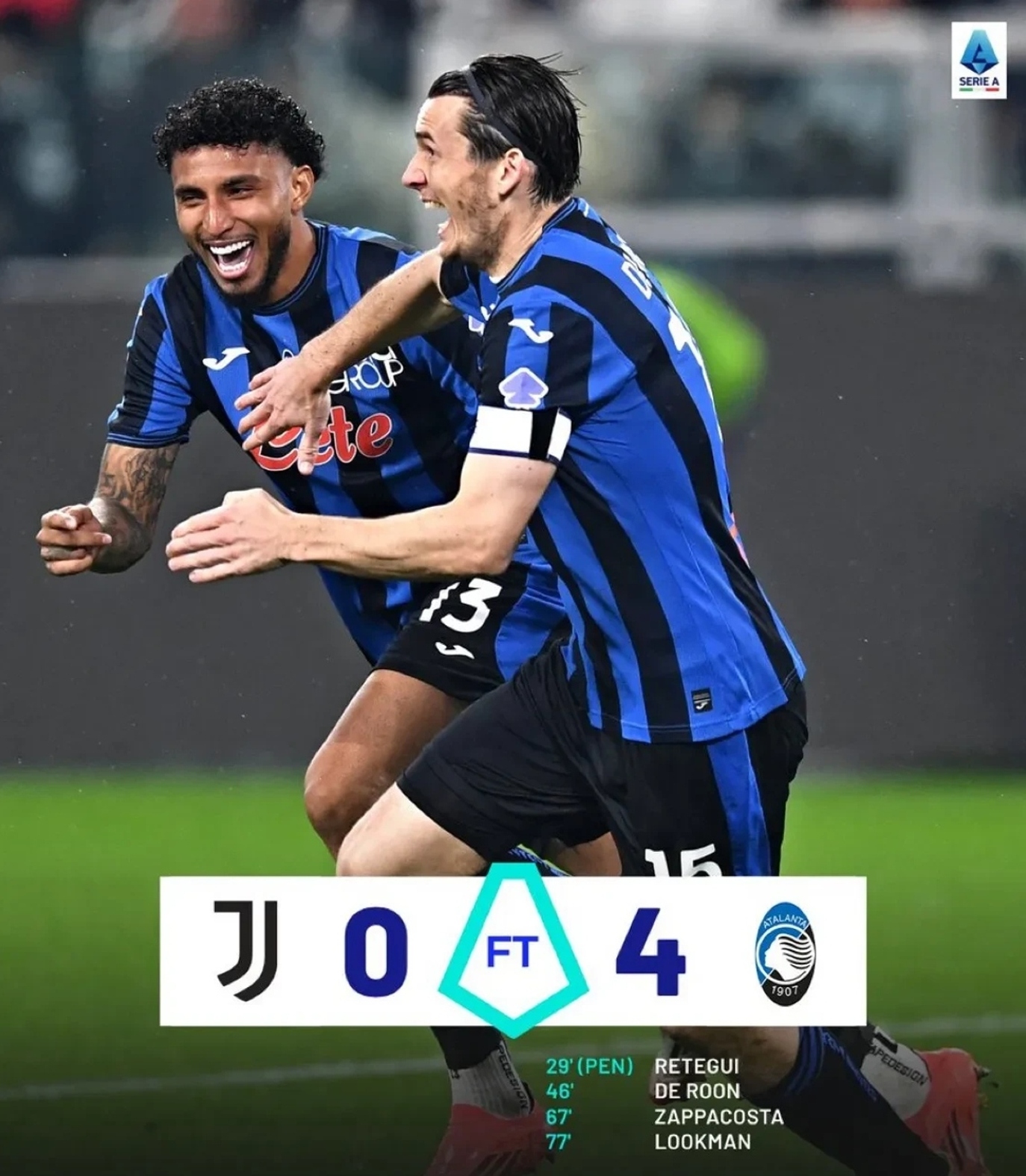 尤文图斯主场负于亚特兰大,糟糕战绩连连 尤文图斯主场负于亚特兰大,糟糕战绩连连